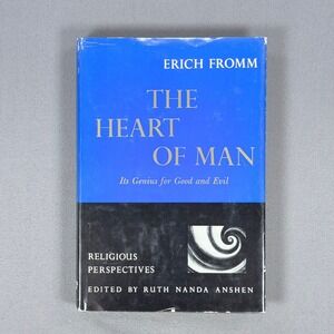 Erich Fromm The Heart of Man Hardcover 1964 1st Ed Psychology Philosophy Social